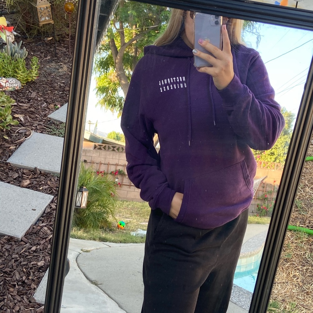 Nocturnal universe hoodie